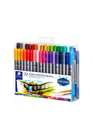 Double Ended 72'li Çift Uçlu Fineliner Kalem Seti / Tb72