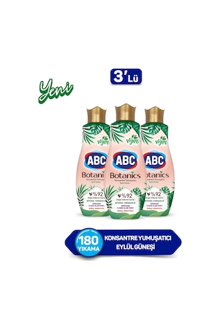 ABC Botanics Konsantre Çamaşır Yumuşatıcısı Eylül Güneşi 3 x 1440 ML