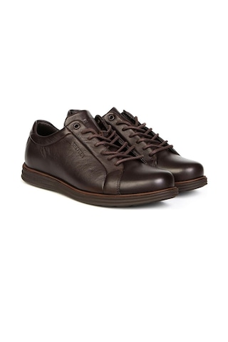 Greyder 00240 6k Kahve Hakiki Deri Erkek Comfort Casual Ayakkabı