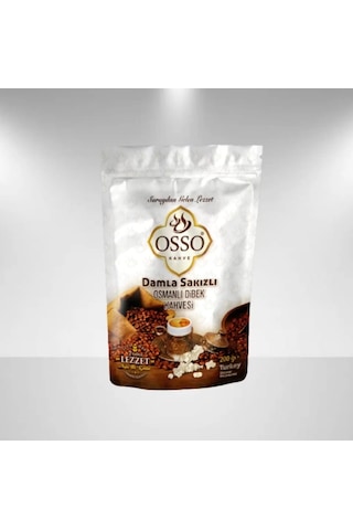 Osso Damla Sakızlı Osmanlı Dibek Kahvesi 200 Gr X 6 Adet Öğütülmüş