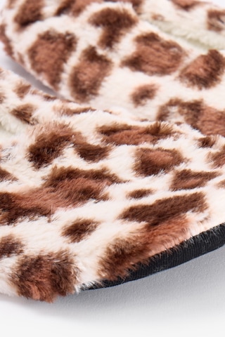 Penti Leopard Fluffy Patik Beyaz