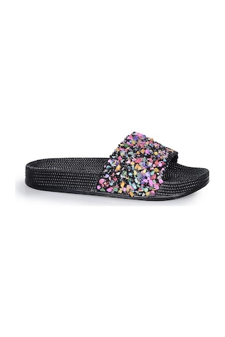 Pienn 20037 001 Çakıl Taşı Multi Comfort Casual Anatomik Taşlı Günlük Terlik 001