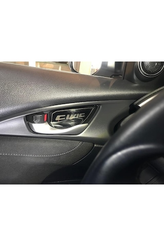 Oled Garaj Honda Civic FC5 İçin Uyumlu Kapı Açma Kolu Kaplama Füme