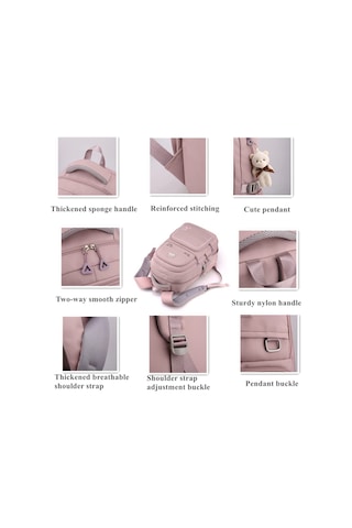 Tenfowee Su Geçirmez Hafif Sırt Çantası - 46x31x20cm, 15.6" Laptop Uyumlu, Çok Cepli, Konforlu Omuz Askılı Çok Renkli