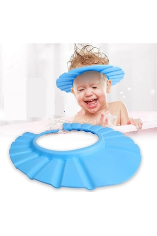 Bebekler Ve Çocuklar İçin Banyo Duş Şapkası Mavi - Pembe