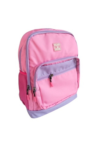 Bear & Deer School Çift Göz Sırt Çantası Pembe Bd-cn0238 Desenli