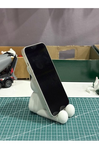 Sevimli Tavşan Figürlü Masa Üstü Telefon Tutucu Standı