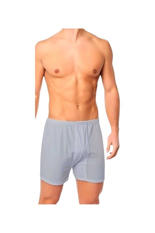 Uniquetrenders Erkek Rahat Kesim Paçalı Pamuklu Külot Boxer 6'lı Set Gri