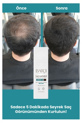 Batçı Hair Atelier Saç Kapatıcı Dolgunlaştırıcı Sıvı Krem 30 ML