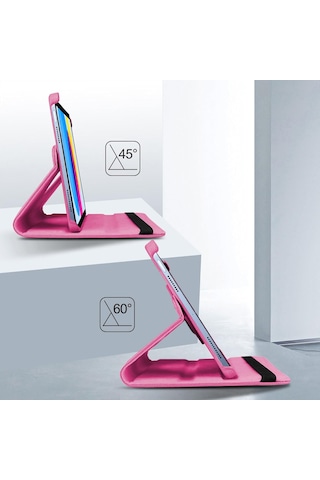 İpad Uyumlu A16 11.nesil A3354-a3355 360 Dönebilen Pu Deri Standlı Tablet Kılıfı Kapaklı Kılıf