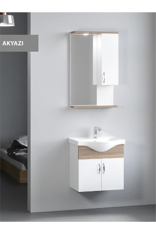 Denko Akyazı 55 Cm Mdf Banyo Dolabı Takımı Çok Renkli