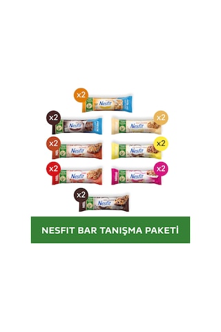 Nestle Nesfıt Bar Tanışma Paketi: 2 X 8 Farklı Çeşit