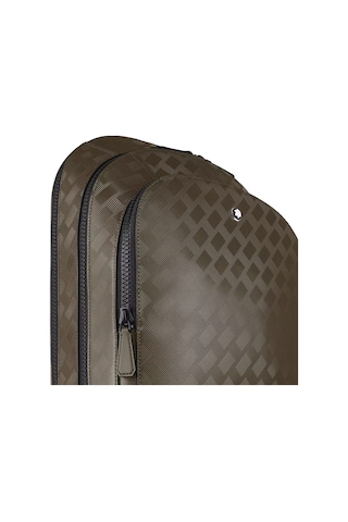 Montblanc Extreme Deri 3 Bölmeli Orta Boy Sırt Çantası 221594 Haki