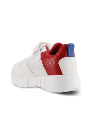 Slazenger KAVITHA KTN Çocuk Cırt Cırtlı Beyaz / Kırmızı Sneaker