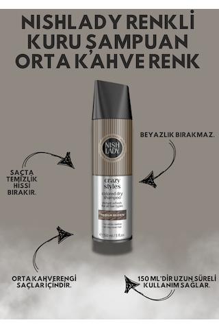 Renkli Kuru Şampuan Ortakahve 150 Ml