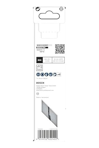 5x Pro Thick Metal S937hbf Hassas Panter Testere Bıçağı Metal Borular Ve Profiller, Demir İçermeyen Metaller, Uzunluk 150 Mm, Professional Aksesuar Panter Testere