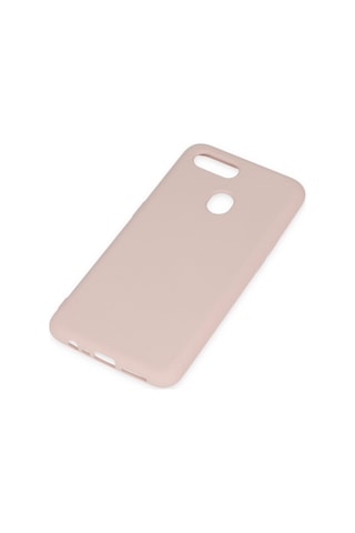 Newface - 869 - Oppo A12 Kılıf Nano İçi Kadife Silikon - Csmo-tex - - Pudra