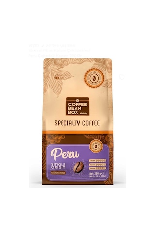 Altın Telve Coffee Bean Box Peru Çekirdek Kahve 250 G