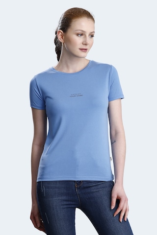 Slazenger Paytons 5 Li Set Kadın Tişört Ekru - Siyah - Koyu Gri - Mürd