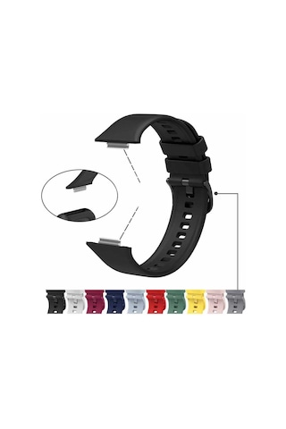 Huawei Watch Fit 2 Krd-43 Uyumlu Mkst Kordon-sarı