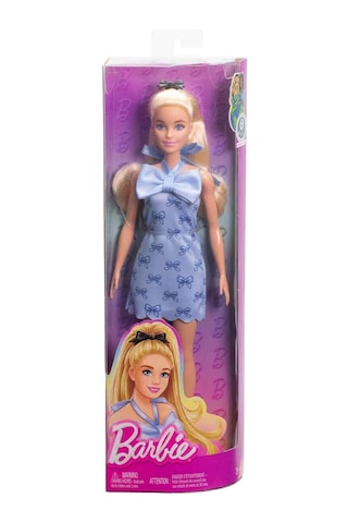 Barbie® Büyüleyici Parti Bebekleri - Mavi Fiyonklu Elbiseli HYT93