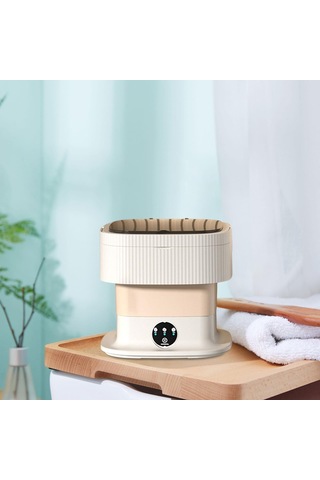 Suntek Katlanabilir Mini Çamaşır Makinesi 10l Yurt Dairesi