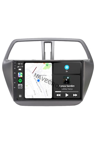 Suzukı S-cross 2012-20 9" Uyumlu Androıd Multimedya Gerçek 2/32 Kablosuz Carplay Geri Görüş Kameralı 9"