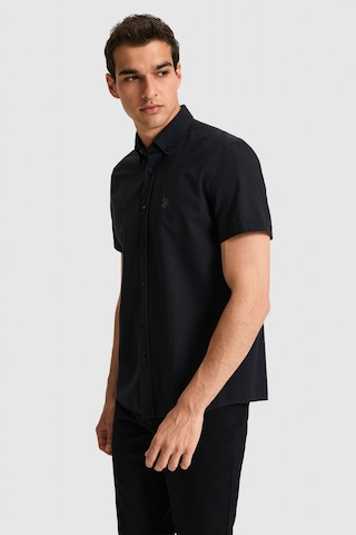 U.S. Polo Assn. U.s. Polo Assn. Erkek Siyah Gömlek Kısa Kollu 50324727-vr046