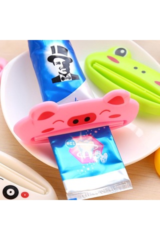 Panda Diş Macunu Tüpü Sıkacağı Yüz Temizleyici Diş Macunu Sıkacağı Banyo Aksesuarları Karikatür Hayvan Diş Macunu Dispenseri Diğer