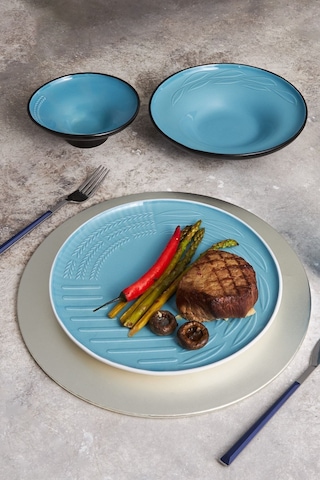 Karaca Earth Collection Fit 3 Parça 1 Kişilik Yemek Takımı