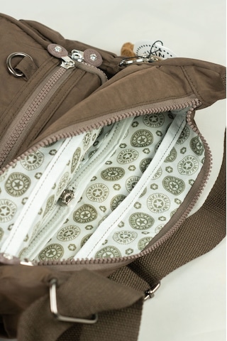 Krinkıl Su Geçirmez Kumaş Çok Gözlü Çapraz Kol Ve Omuz Postacı Çantası Vizon 9507 Vizon