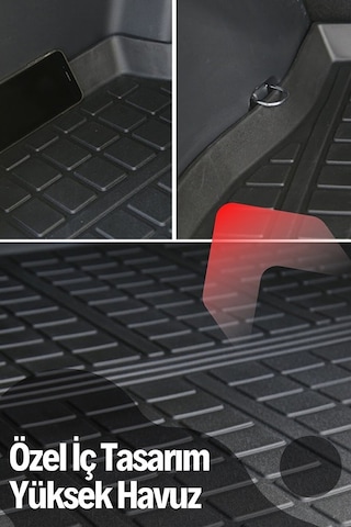 Renault Express 2021 Sonrası Lüx 3d Bagaj Havuzu