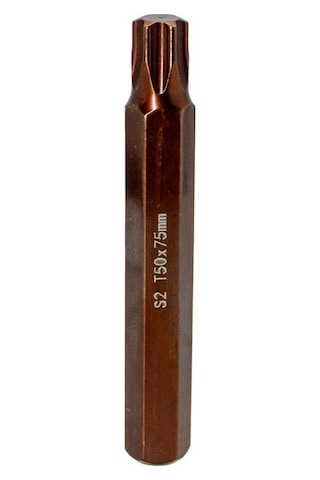 6569 Uzun Torx Bits Uç T50x75 Mm 10 Mm Saplı