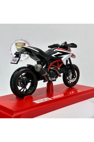 Ducati Hypermotard Sp 1:18 Diecast Maket Motor Lisanslı Metal Model Motosiklet