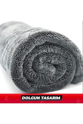 50x70 Cm Süper Su Emici Özellikli Mikrofiber Araç Kurulama Havlusu, Orta Boy Çift Katlı Araç Kurutma Ve Torpido Si