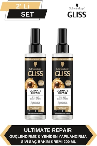 Gliss Ultimate Repair Sıvı Saç Kremi 2 x 200 ML