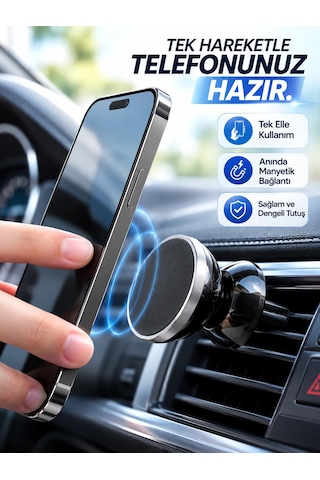 Havalandırma Izgarası İçin Manyetik Araç Telefon Tutucu Belirtilmemiş