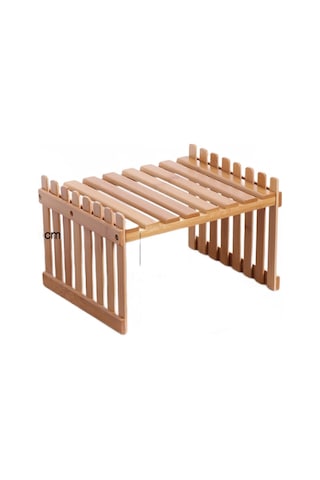 Ofis Masaüstü Depolama Rafı Bambu Çiçek Ekran Stand Bitki Rafları Dekoratif Depolama Rafı Çalışma Oturma Odası Ahşap