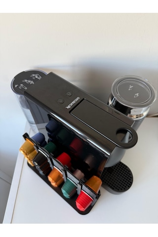 Kapsül Kahve Tutucu Dekoratif Standı 30 Kapasiteli Nespresso Uyumlu Siyah