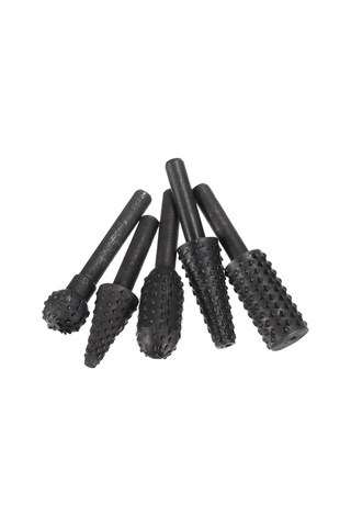 Yaleker 5'li Ahşap Oyma Ve Parlatma Seti - 6mm Şaftlı Çok Amaçlı Matkap Uçları