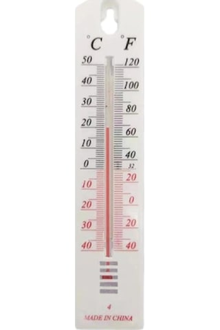 Plastik İç Ve Dış Mekan Termometresi Renkli