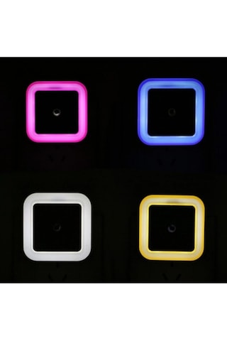 Modern Sensörlü Mini Led Gece Lambası Led Spot Pembe