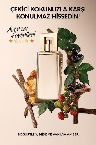 Avon Attraction Kadın Parfüm EDP 50 ML + 30 ML