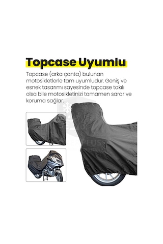 Kuba Newcity 125 Arka Çanta Uyumlu Motosiklet Brandası Gri Renk Kar Su Yağmur Geçirmez,motor Örtüsü,motor Çadırı,motorsiklet Brandası Coverplus Kalitesiyle
