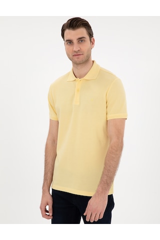 Pierre Cardin Erkek Açık Sarı Tişört Basic 50306448-vr004 Açık Sarı