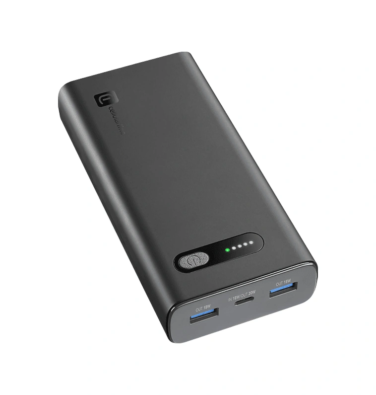 Cellularline PD 20 W Hızlı Şarj 20.000 Mah Taşınabilir Şarj Cihazı