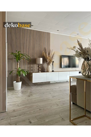 Atlantik Çam 60x270 Cm Yeni Nesil Akustik Ahşap Duvar Paneli