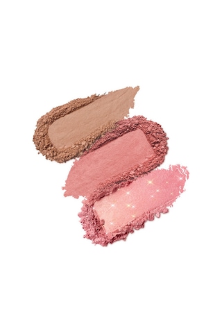 Kiko Multi Finish Trio Blush & Bronzer Palette 02 Mauve