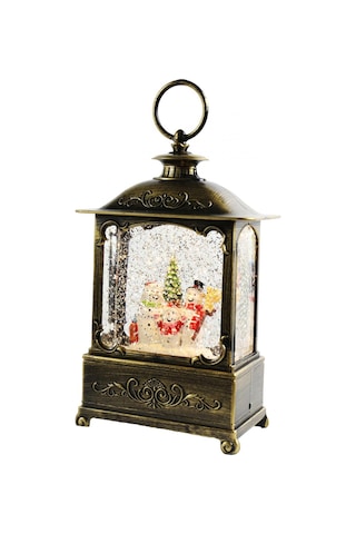 Suntek Işıltılı Noel Müzik Kutusu Fener Noel Süsleme Ev