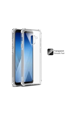 Galaxy Uyumlu A6 2018 Kılıf Zore Nitro Anti Shock Silikon Renksiz